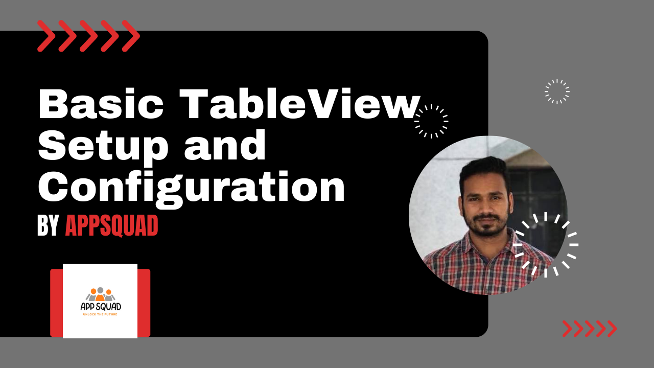 Create TableView Basic Setup and Configuration in Swift